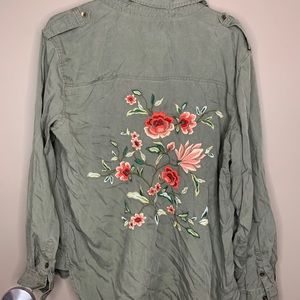 Cute Green button up